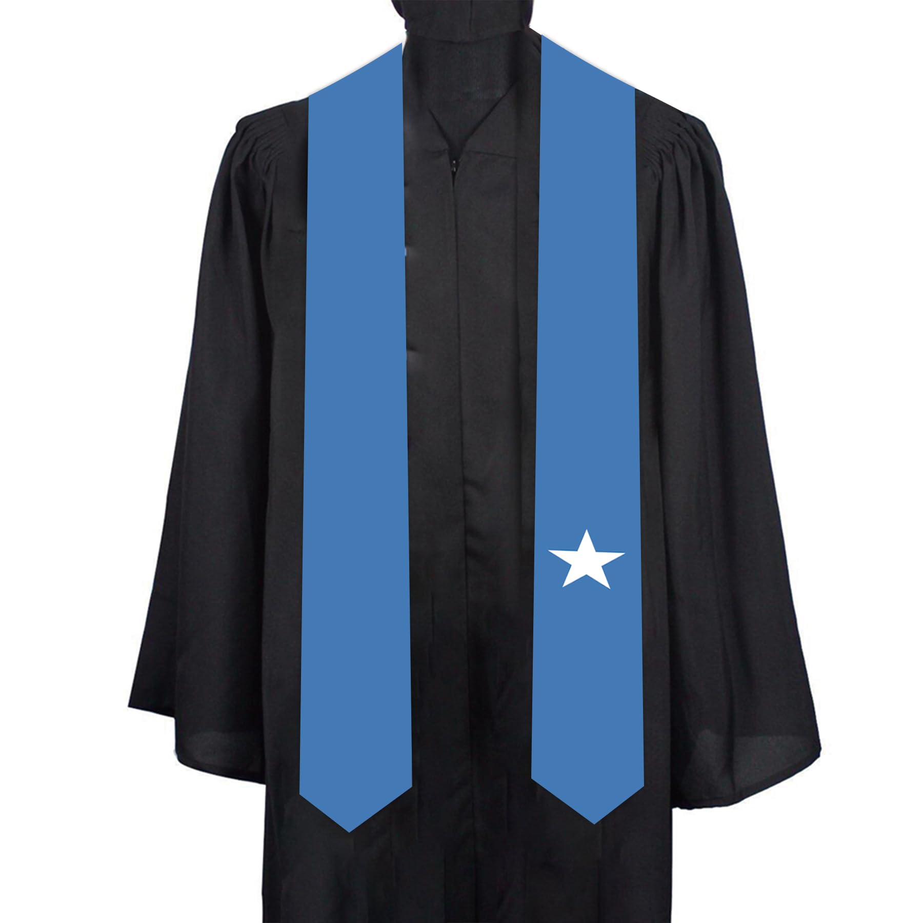 ASETKAT Somalia Country flags Graduation Stole scarf Graduation Sash for Study Aboard International Students for decoration gifts