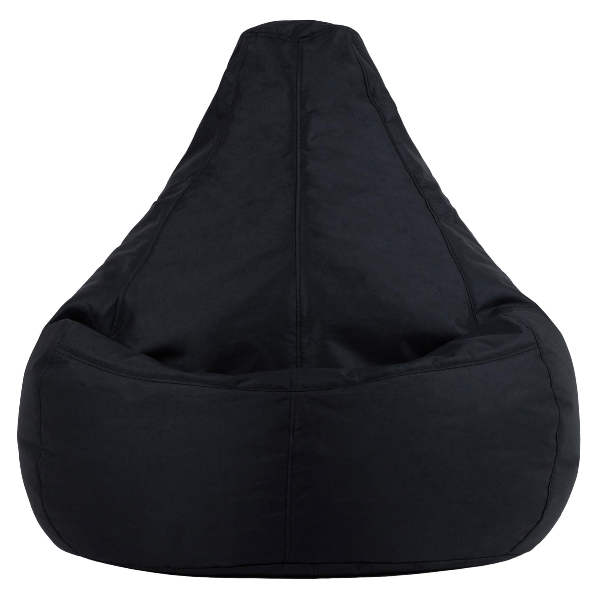 Bean Bag Bazaar Dalton Recliner Pouf Gaming, Pouf Poire avec Remplissage, Chaise Confortable, Fauteuil Salon Confortable, Chaise Chambre, Jardin, Exterieur, Fauteuil Exterieur, Noir | Fabriqué en Allemagne, pouf pour adultes, tissu imperméable, pouf pour