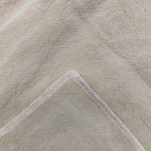 Image of Howie's Needlepoint 2 Pack Cotton Throw Pillow Backs, 16x16 Inch, Beige, Solid, Zipper Closure