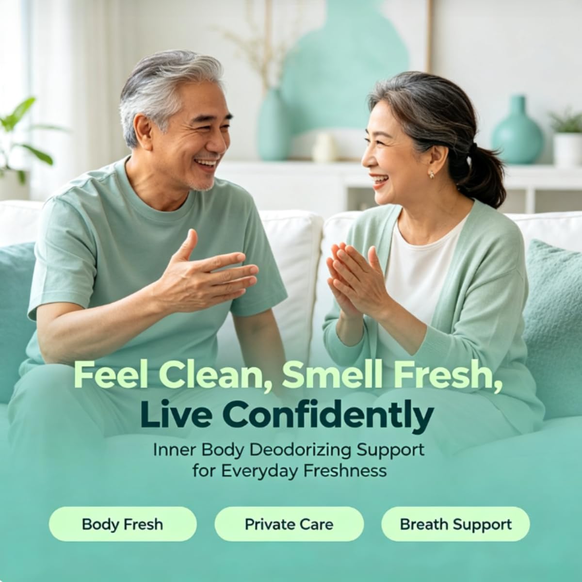 Capsule orale per eliminare l'odore del corpo - Regolazione nutrizionale.