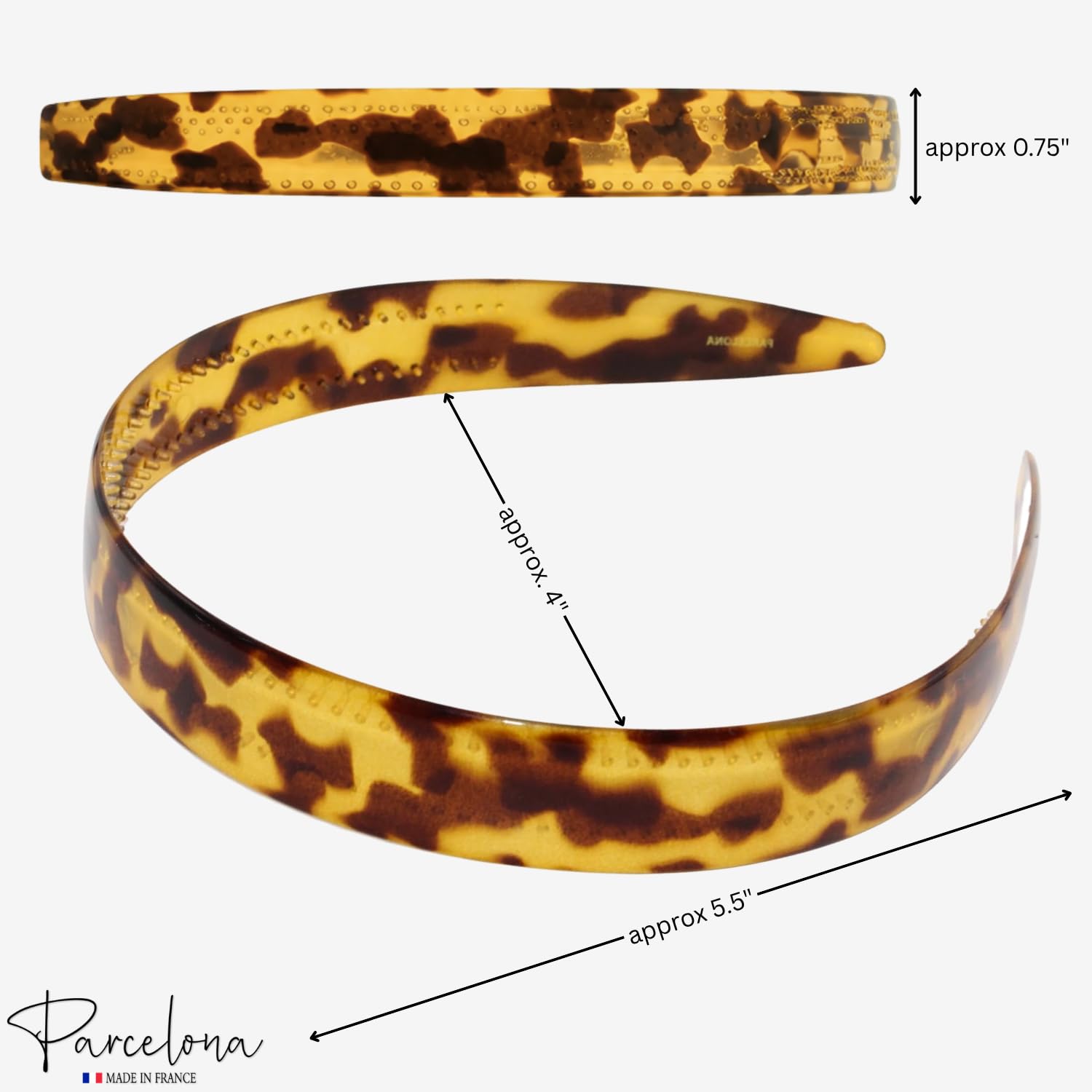 Amazon.com : Parcelona French Wide 3/4