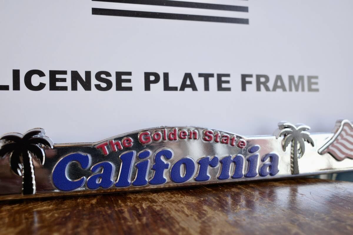 Amazon.co.jp: 【カリフォルニア (California)】 LICENSE PLATE FRAME
