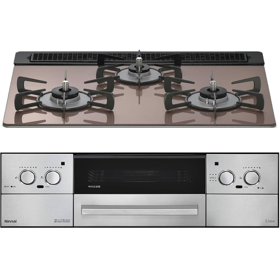 Amazon.co.jp: 【取替交換付き】 リンナイ ガスビルトインコンロ