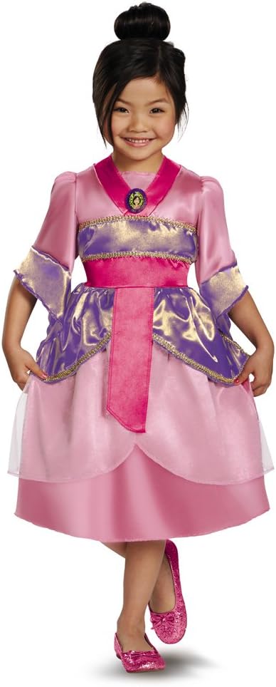 Disguise Disney's Mulan Sparkle Classic Girls Costume, 4-6X