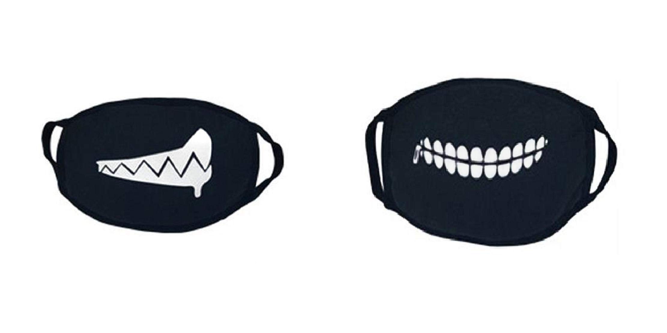 VRITRAZ Glow in the dark luminous Cotton Anti Dust, Pollution Face Mouth Mask for Man Woman Drooling SmallZip