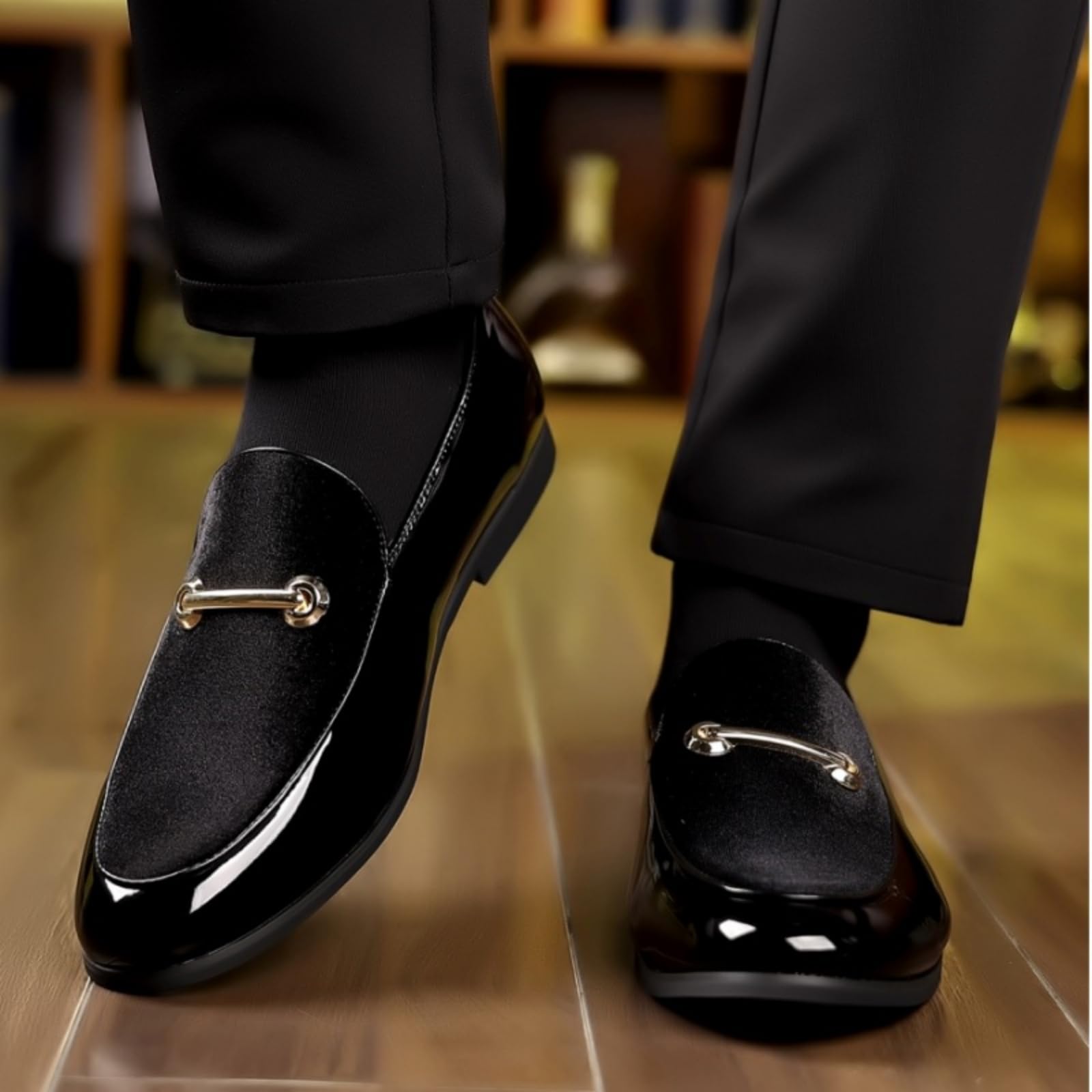 Hixingo Scarpe Stringate Uomo in Pelle | Scarpe Eleganti da Abito comoda Design classico ideale per ufficio, lavoro, matrimoni, cerimonie ed eventi formali