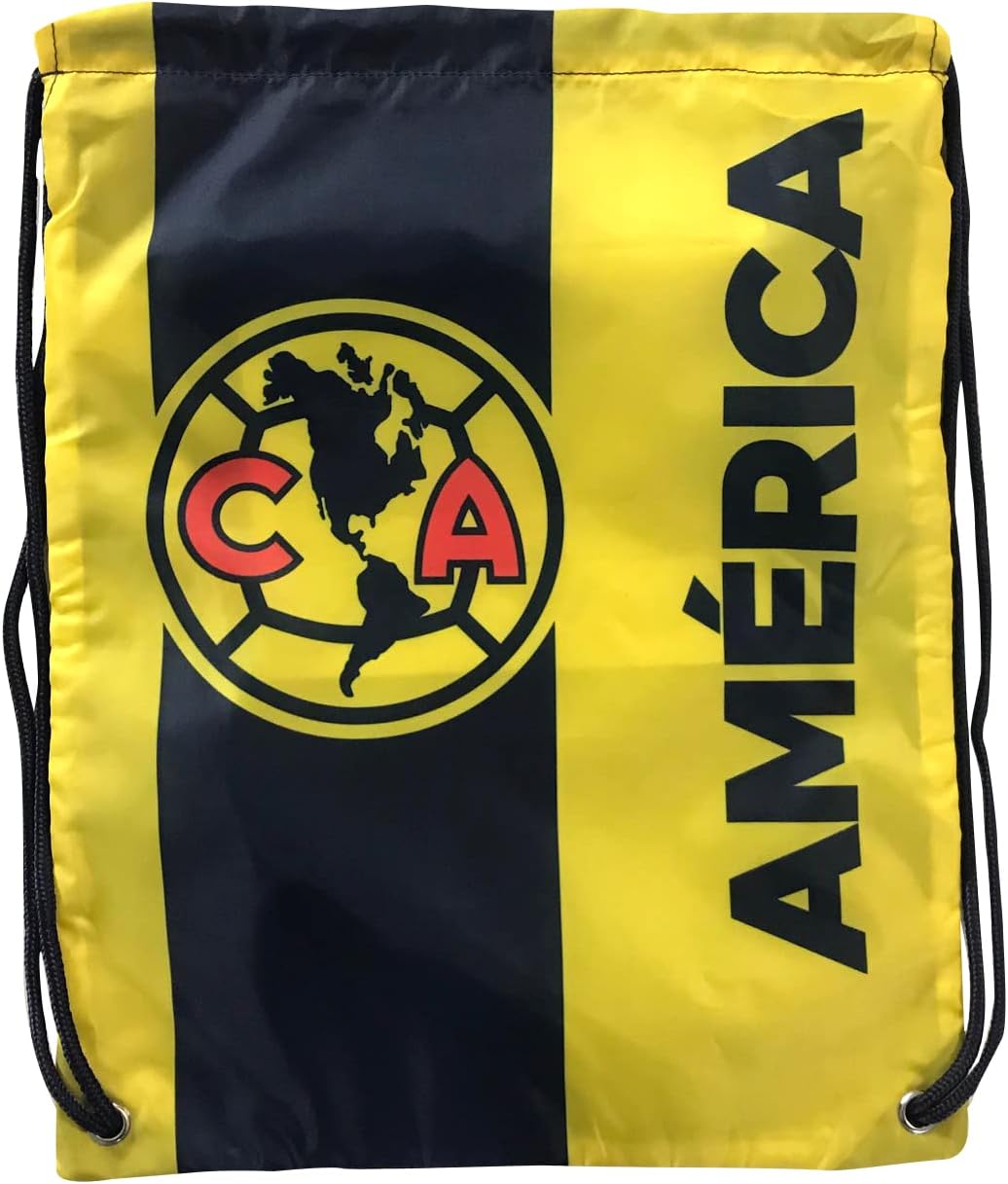 Icon Sports Club America Drawstring Cinch Bag, Yellow, One Size : Sports & Outdoors