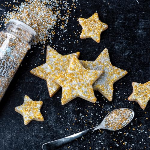 Image of Sweets Indeed Sprinkles, Edible Sprinkle Sugar Mix, Perfect for Cake Decorations, Baking, Ice Cream, Cookies, Cupcake Topper, 5 ounces (Glitz)