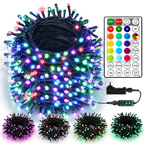 Brizled Color Changing String Lights, 196.85ft 600 LED Christmas Lights