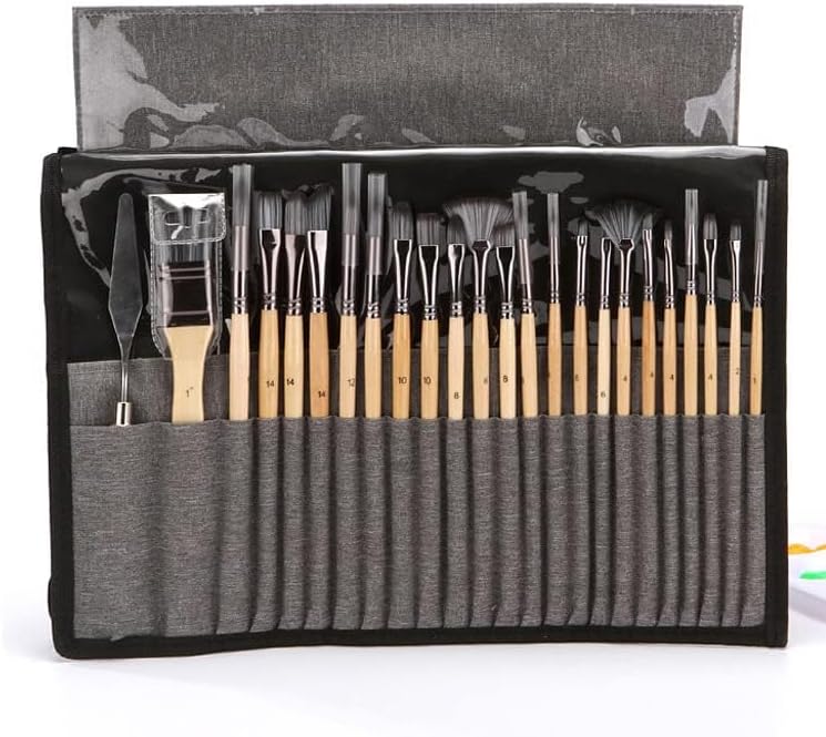 絵筆セット、油絵、水彩、画筆、アクリル、ガッシュ用筆、水彩画筆