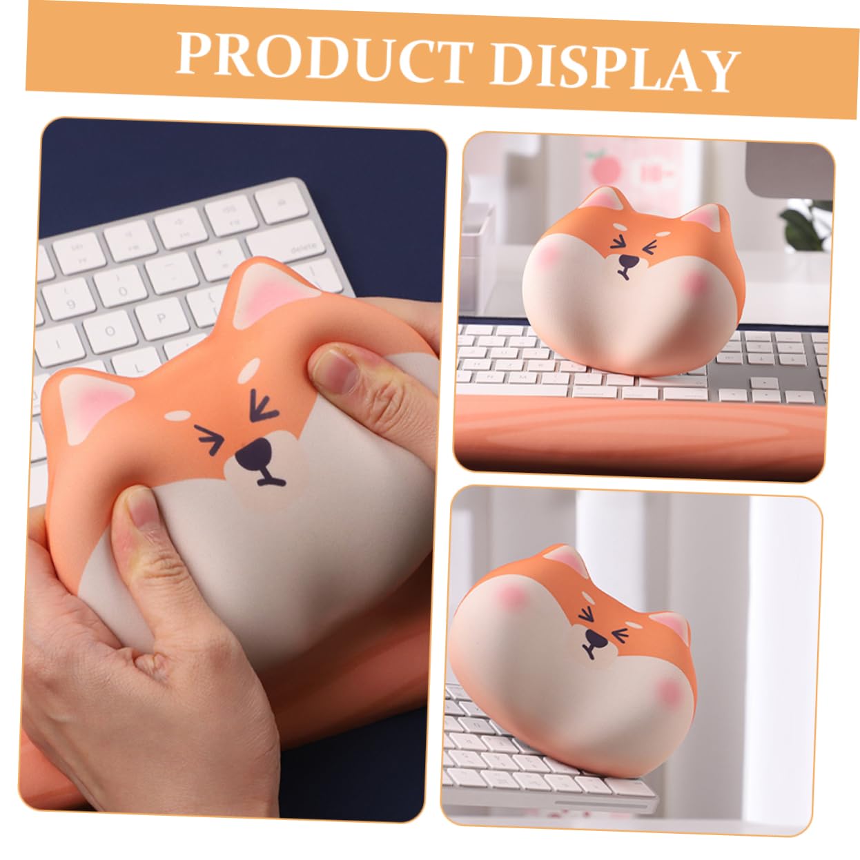 Angoily 5pezzi Tappetino Per Mouse Ergonomico Con Poggiapolsi Design Antiscivolo Con Stampa Di Cani Comfort Ottimale Per Ufficio e Casa Supporto Per Polso Durante Uso Prolungato