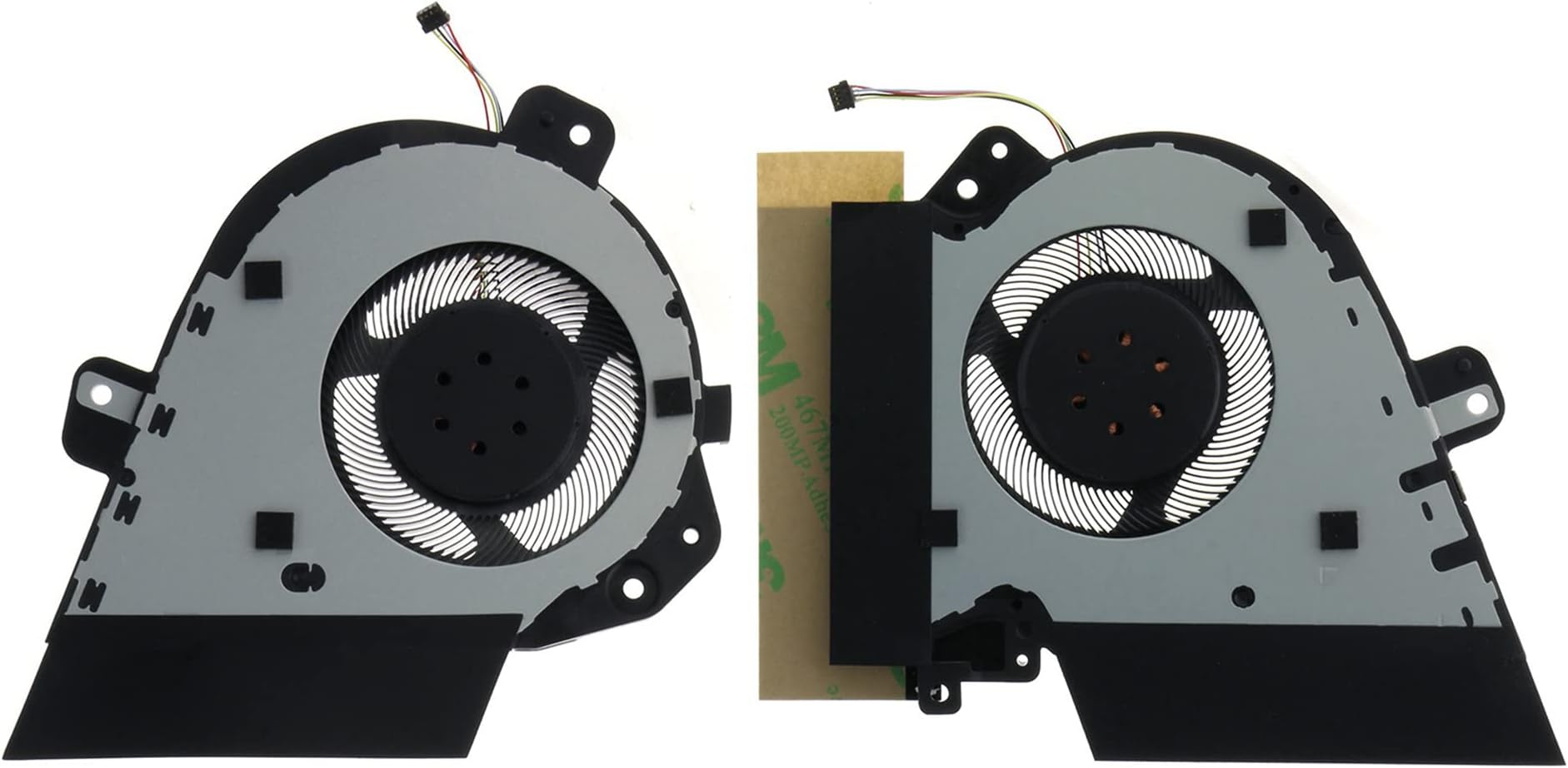 Replacement CPU&GPU Cooling Fan for Asus ROG Zephyrus GA502D GA502DU GA502IU GA502IV GU502DU GA532DU GA532IU GA532IV DC5V 0.5A DFS5K12304363C DFS5K12115491P 13N1-8LM0111 13N1-8LA0C01