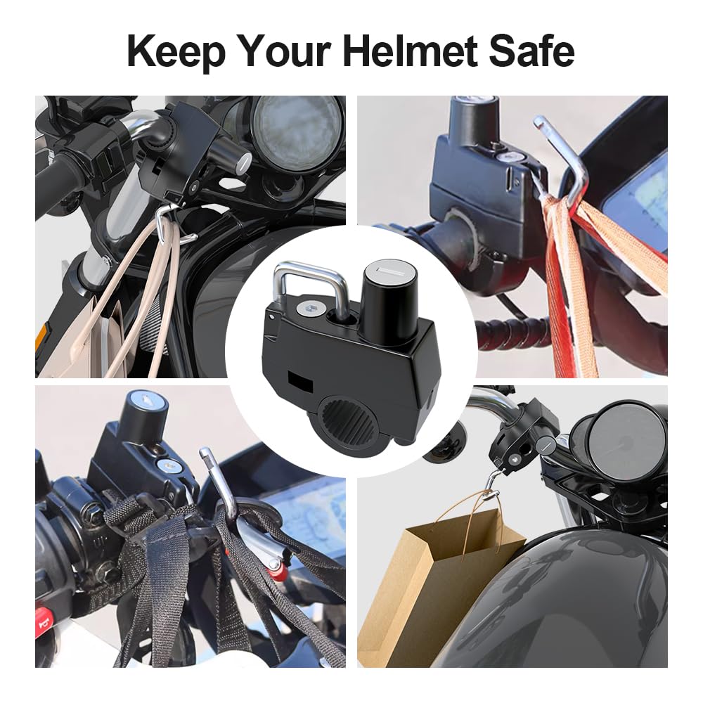 JAGASOL Lucchetto casco moto
