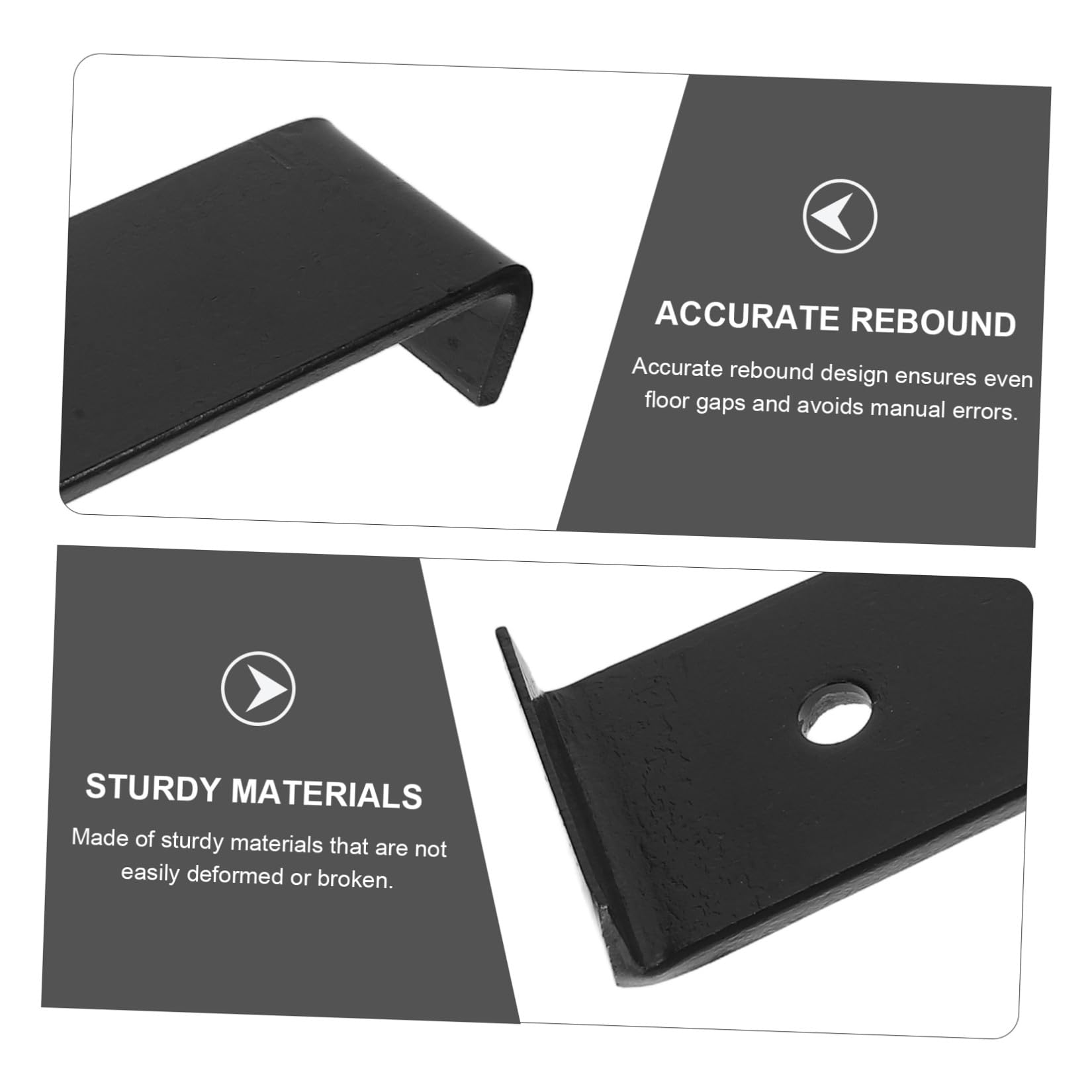 Strumento di Installazione per Parquet e Laminato 32cm Nero | Acciaio al Manganese, per Posa e Riparazione del Pavimento, Design Ergonomico per Installatori