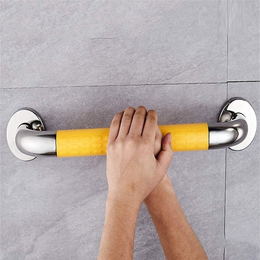 Barra de apoyo de seguridad, barra de apoyo para baño, ducha, manija de seguridad para baño, bañera, inodoro, pasamanos de escalera, agarre antideslizante, prevención para personas mayores/48 cm ( )