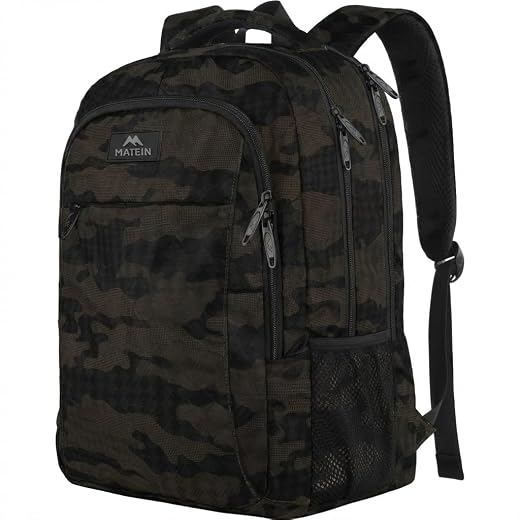 MATEIN 15.6 Inch Laptop Backpack, Business Laptop Daypack for Work College