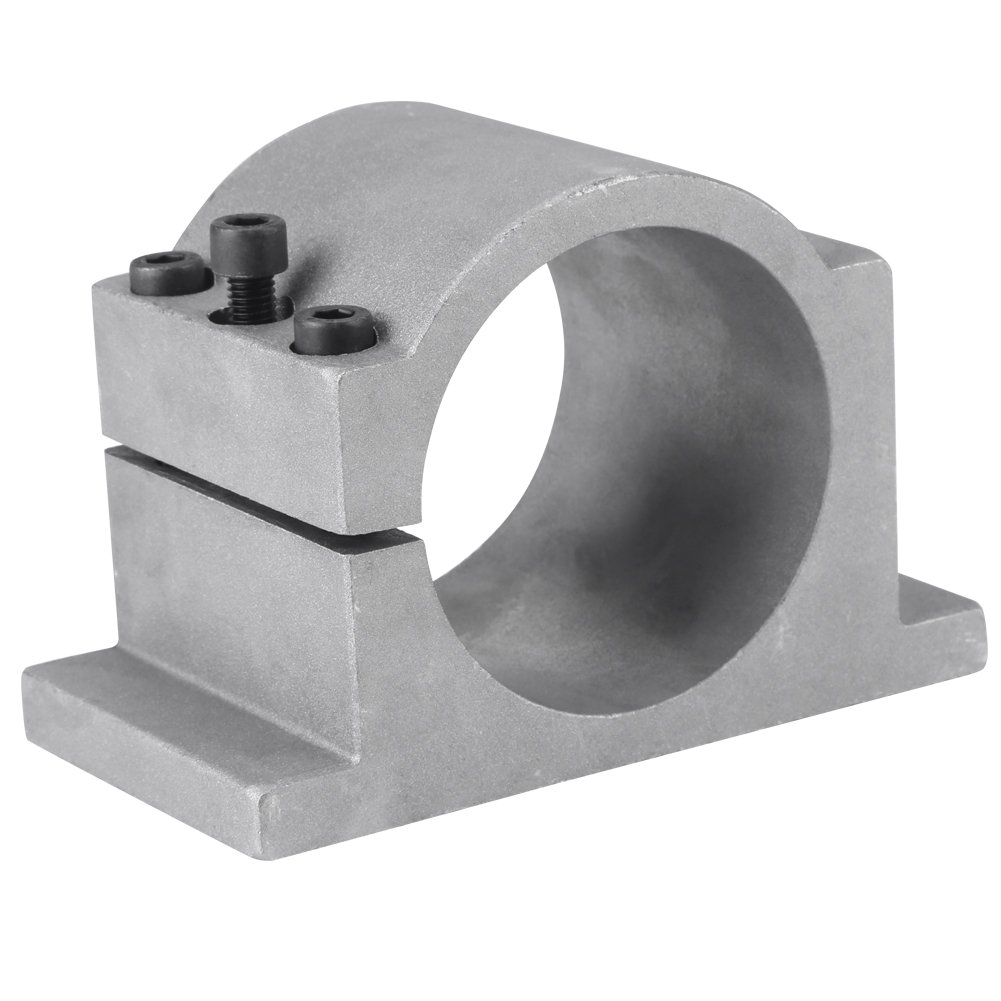 CNC, support de broche de fraisage, 80 mm de diamètre, pince de fixation en aluminium avec vis (80 mm)