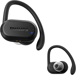 Philips Audio TAA7306/00 Wireless Sports Headphones, In Ear Wireless Headphones, Adults In Ear Running Headphones, Bluetooth Headphones Running, Up to 24 Hours Play Time, Wing Ear-Tip, Built In Mic