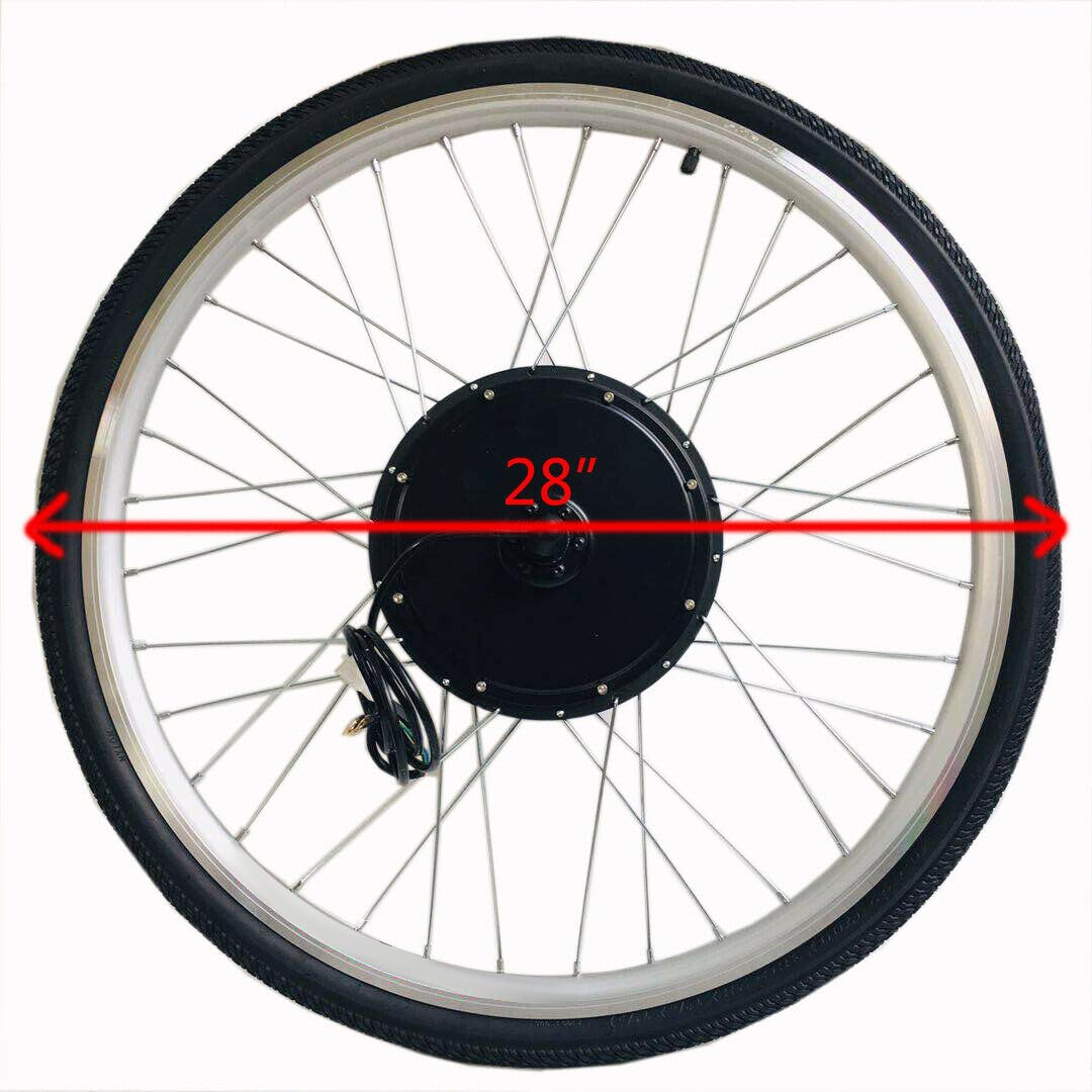 Zestaw do konwersji roweru elektrycznego, 28", 36 V, 800 W, silnik tylny, konwersja z wyświetlaczem LCD, zestaw "zrób to sam" E-Bike