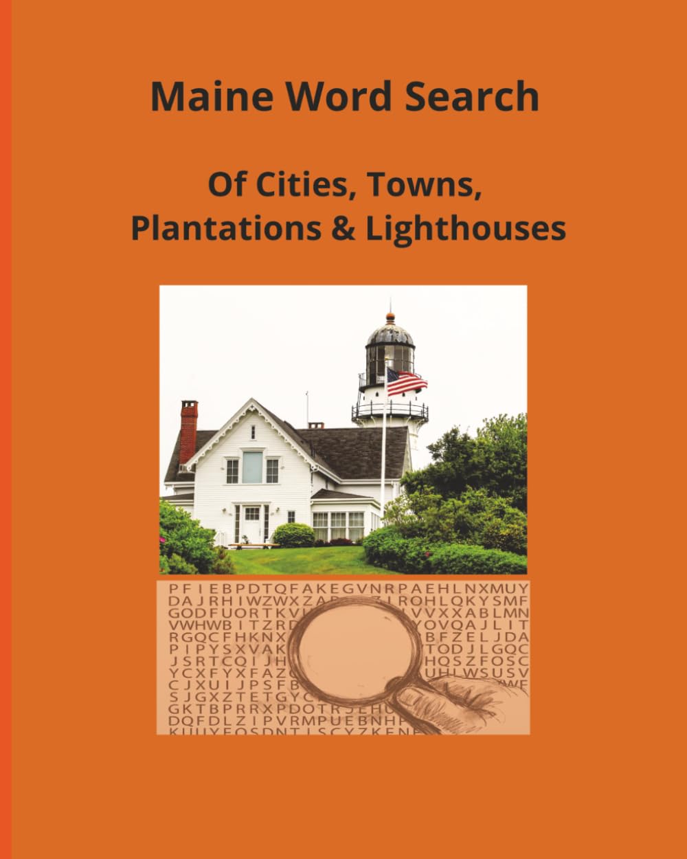 Maine Word Search: Maine Word Search Cities Towns Plantations & Lighthouses