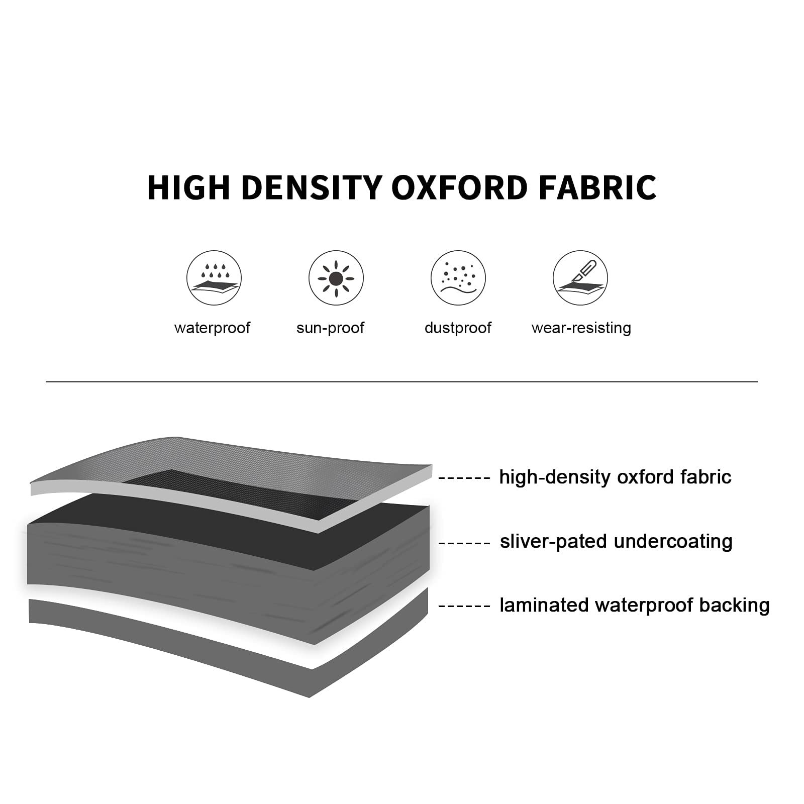 Housse de tapis de course 210D, imperméable, anti-poussière, non pliable, pour équipement de fitness, avec cordon de serrage pour intérieur/extérieur, ajustement universel, 200,7 x 94 x 150 cm, noir