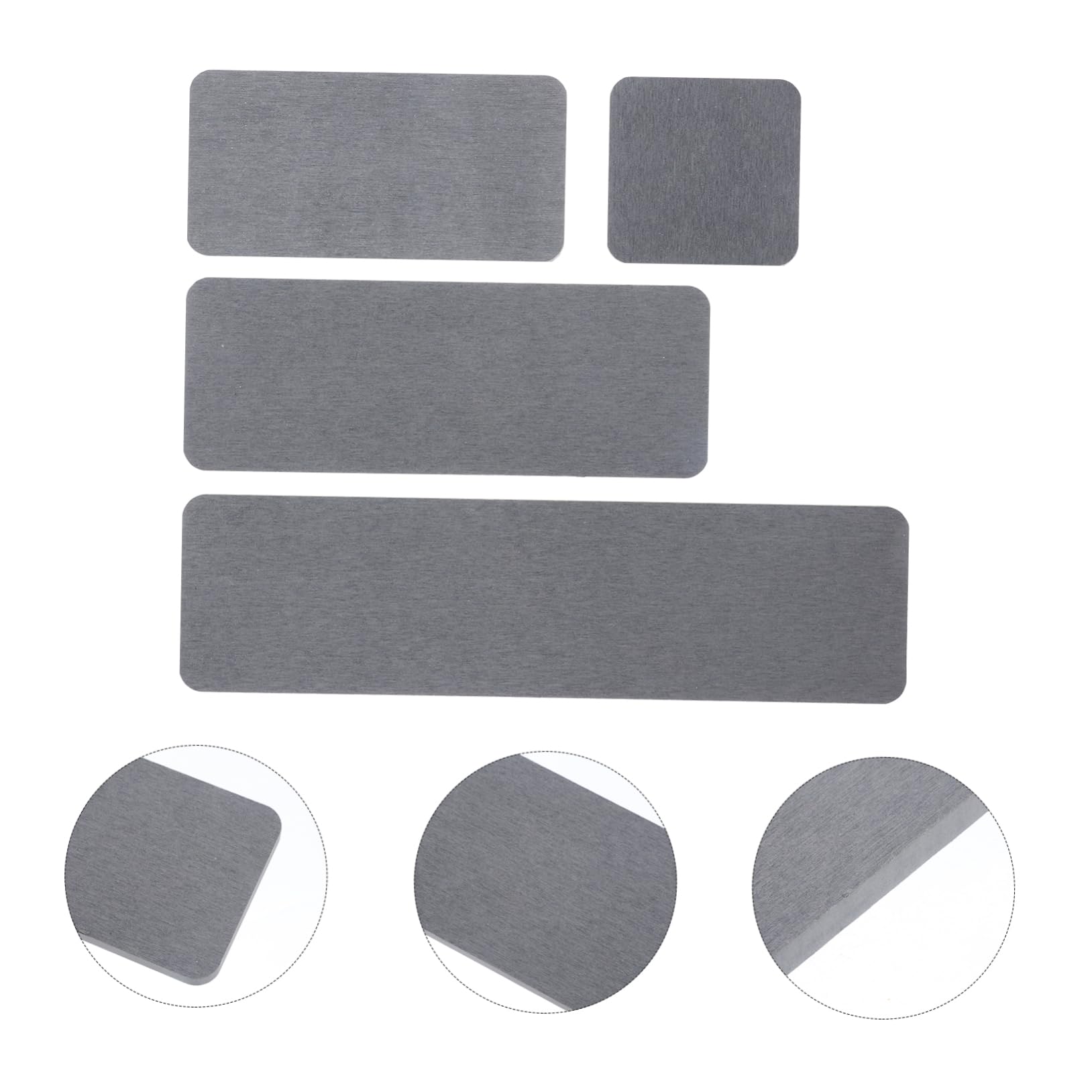Posavasos Absorbentes de Diatomita 4 Piezas, Esterilla Absorbente de Agua Práctica y Delicada para Bares y Hoteles, Textura Excelente y Secado Rápido