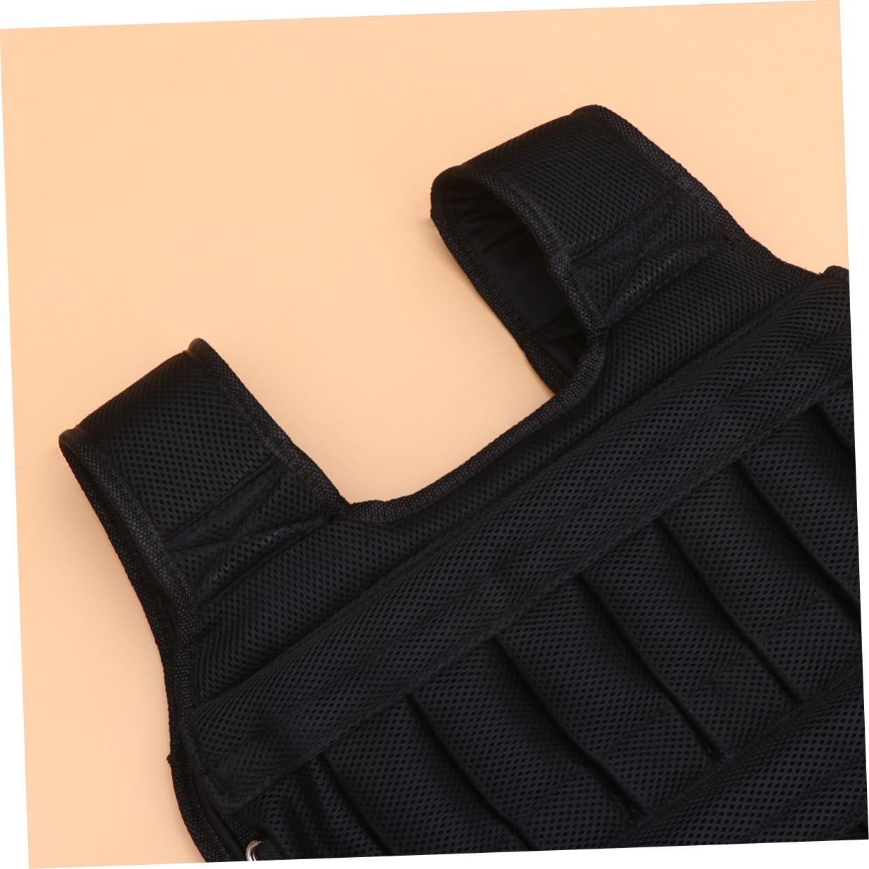 Gilet Zavorrato Sportivo Nero 35kg in Rete e Cotone