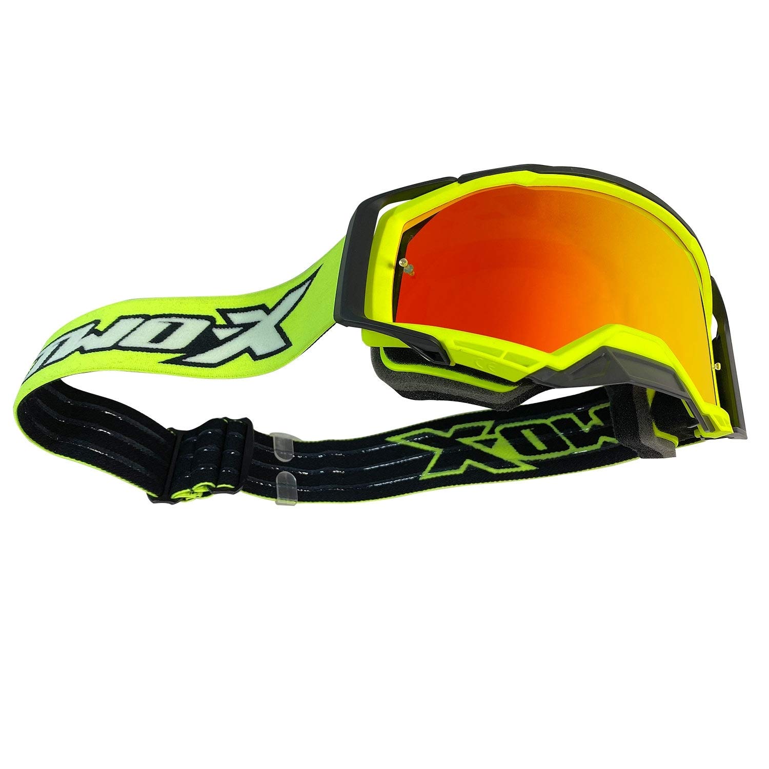 TWO-X Lunettes de motocross - Lunettes de motocross - Lunettes de moto résistantes aux rayures - Enduro & Downhill - Modèle Atom