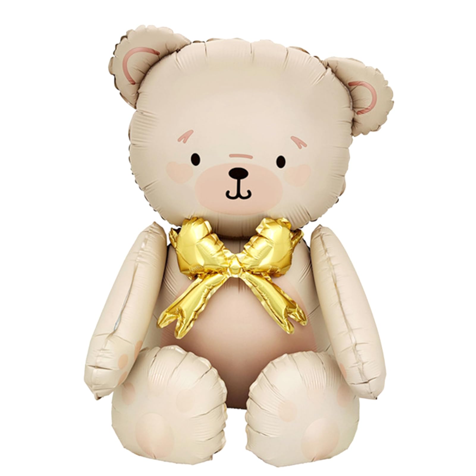 XXL Folienballon Teddybär, Luftballon Bär für Babyparty, Süßer Folienballon Baby Bär, Bären Geburtstagsdeko Junge Mädchen, für Bär Themenparty, Geburtstag, Fotografiezubehör