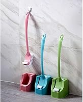 Vista 7 de Escobilla de inodoro y soporte para cepillo de labios autónomo, sistema de limpieza de inodoro para cepillos de inodoro de baño, cepillo de inodoro