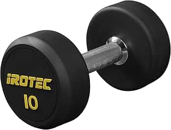 Amazon | IROTEC(アイロテック) ジム ダンベル 10KG(オールラバー Amazon | IROTEC(アイロテック) ジム ダンベル 10KG(オールラバー