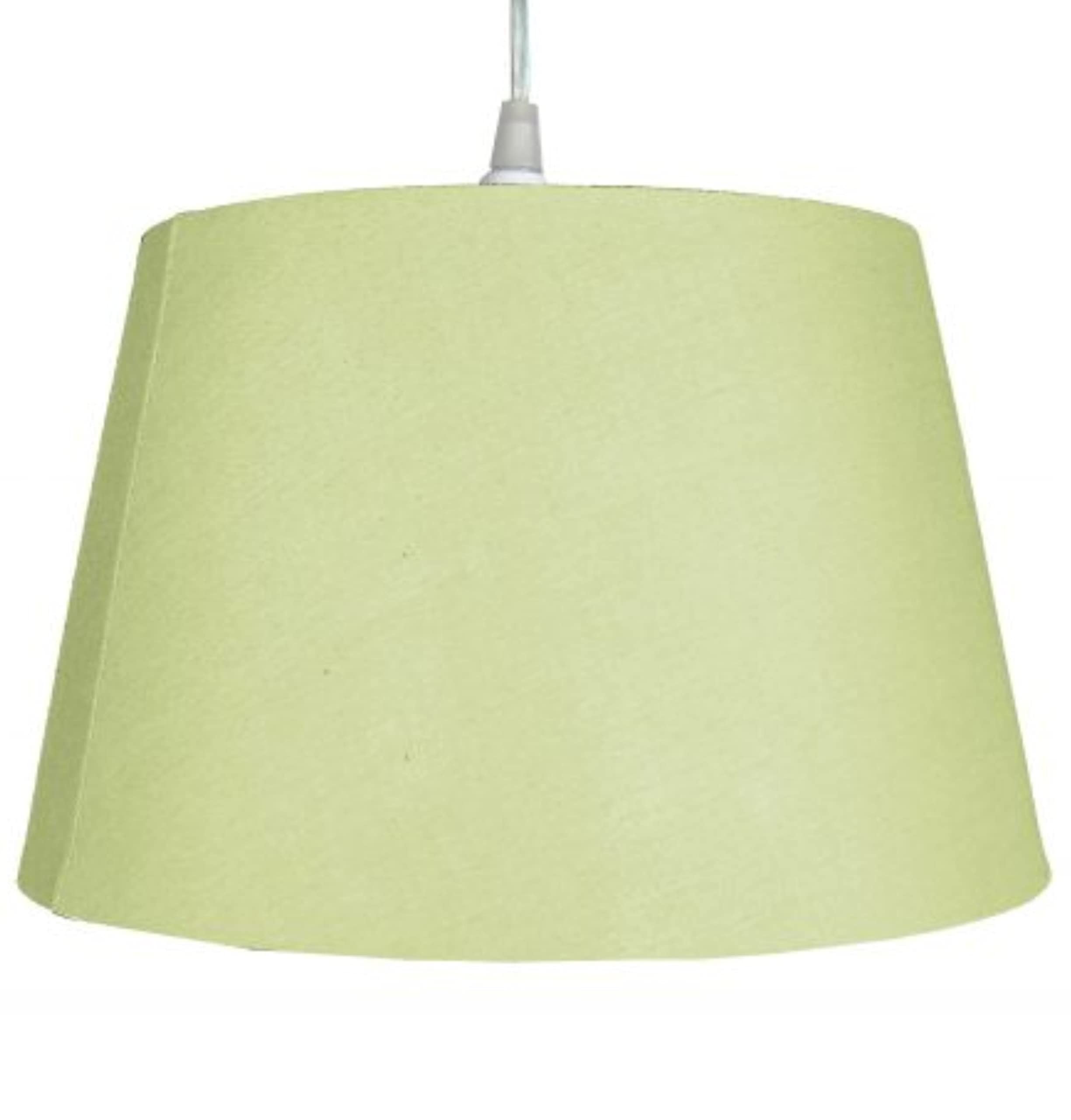 Loxton Lighting Sage Cotton Drum Shade - (12Inch 30Cm Dia) (Sage)