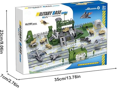 Toy Soldier for Boys - Educational Game Collection, Play Figure Playset | Collectible for Aircraft Play Maps for Toddlers Men Battle Construction Adventure Birthday Christmas Party Holiday