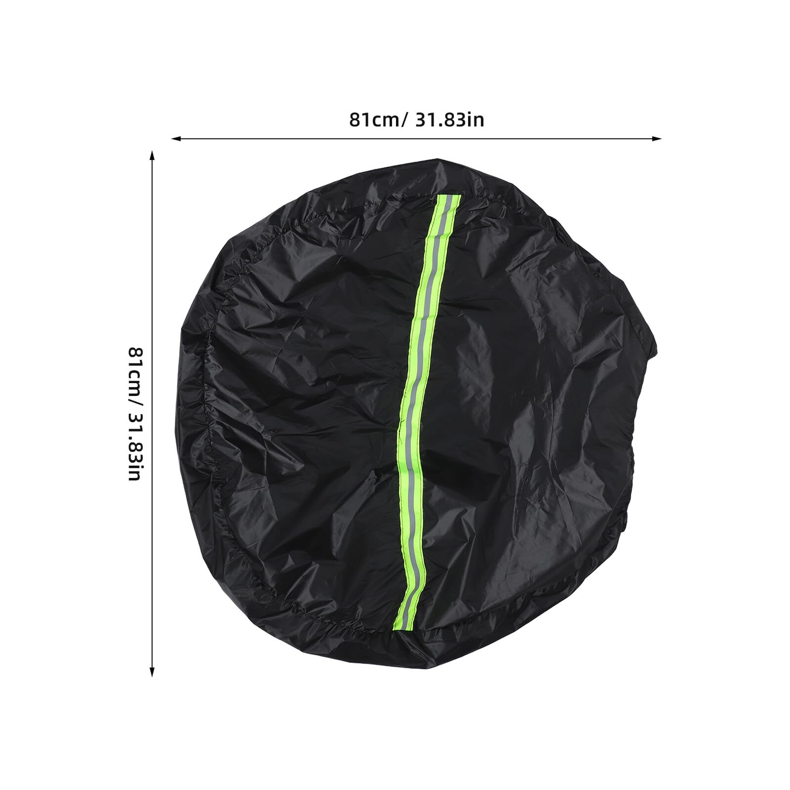 2 Pcs Cubiertas de Neumáticos de Ruedas Impermeables con Borde Reflectante para Coches RV Protección Solar Duradera y Reducción de Vibraciones
