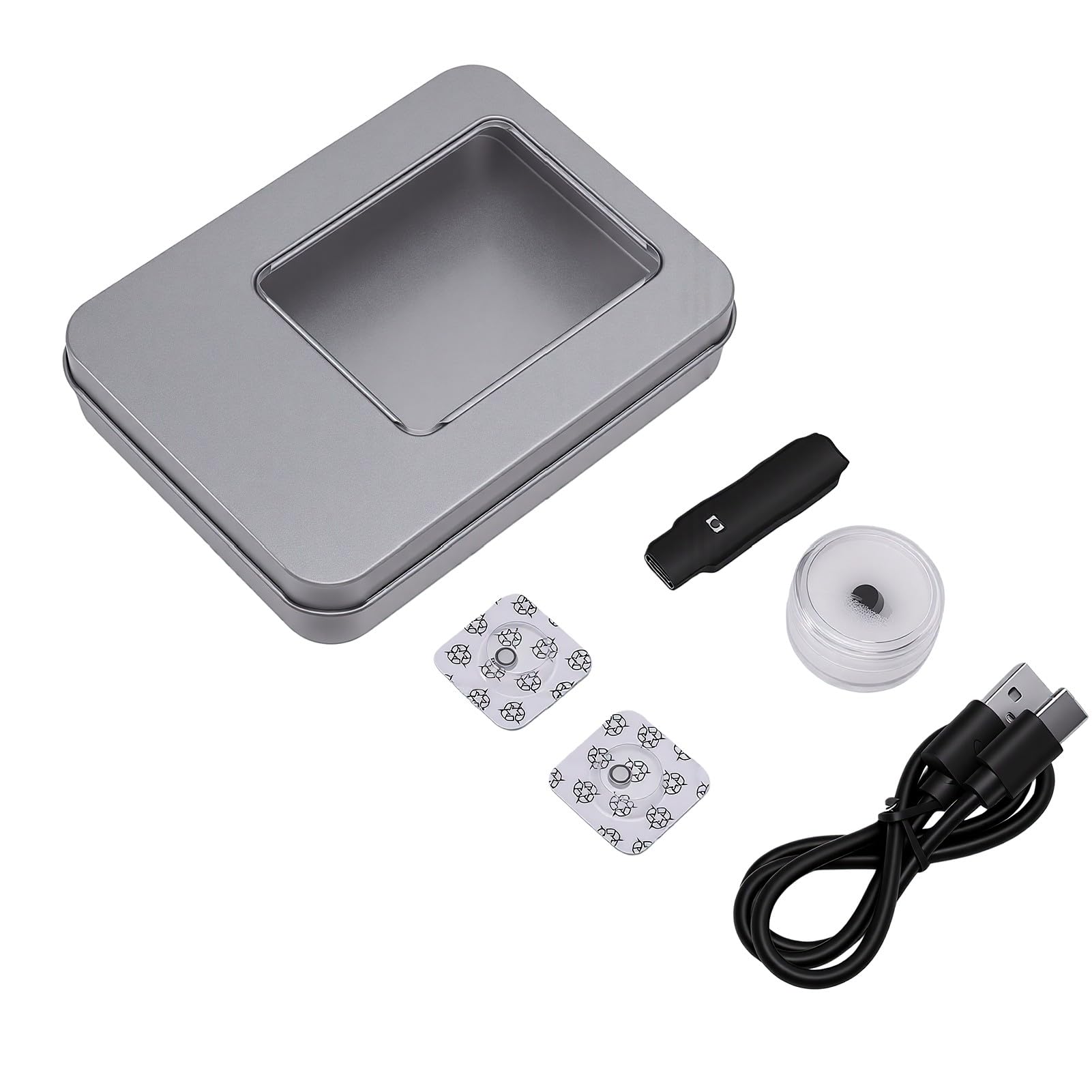 Auricular Bluetooth Pequeño, Kit de Auricular Discreto con Batería de 6 Horas, Auriculares Bluetooth Ultracompactos con Micrófono de Alta Sensibilidad para Comunicación Encubierta