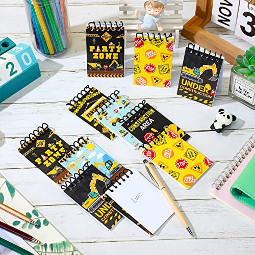 Mini carnet de construction ligné pour mini journal et cadeau d'anniversaire enfant