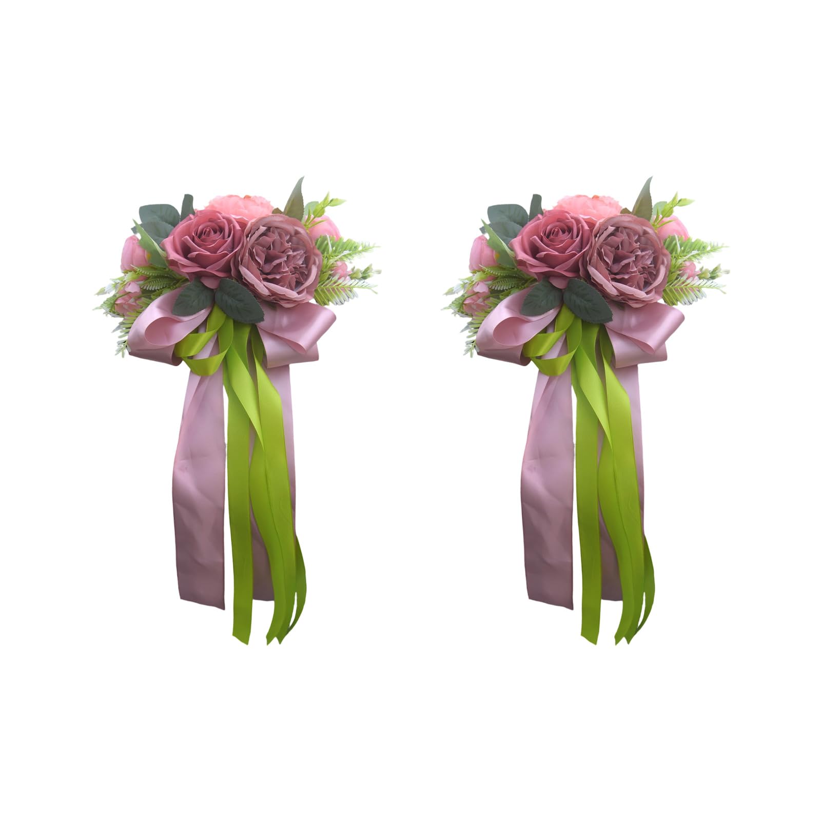 Artificial renewable flower decorations, bridal vehicle decorations, event themes and parties, polyester wedding decorations for transportation