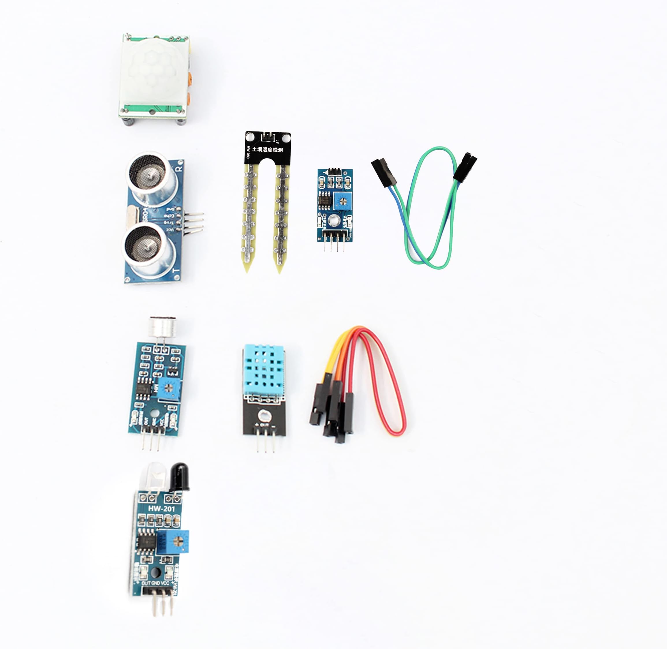 Robotbanao 6 in 1 Sensors Kit-For Projects-STEM Education Kit-For Science Projects-For Electronic, DIY Projects-Learning Module-Educational-Microcontroller Compatibility