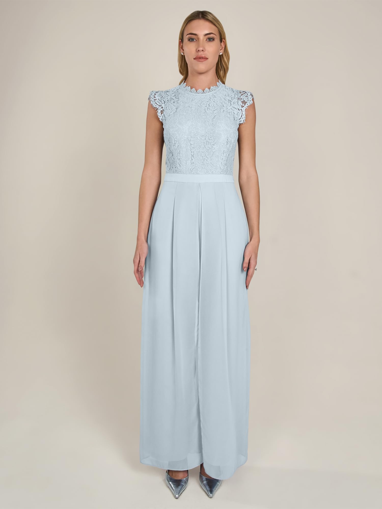 APART Fashion Damen Overall mit Spitzenoberteil Overalls