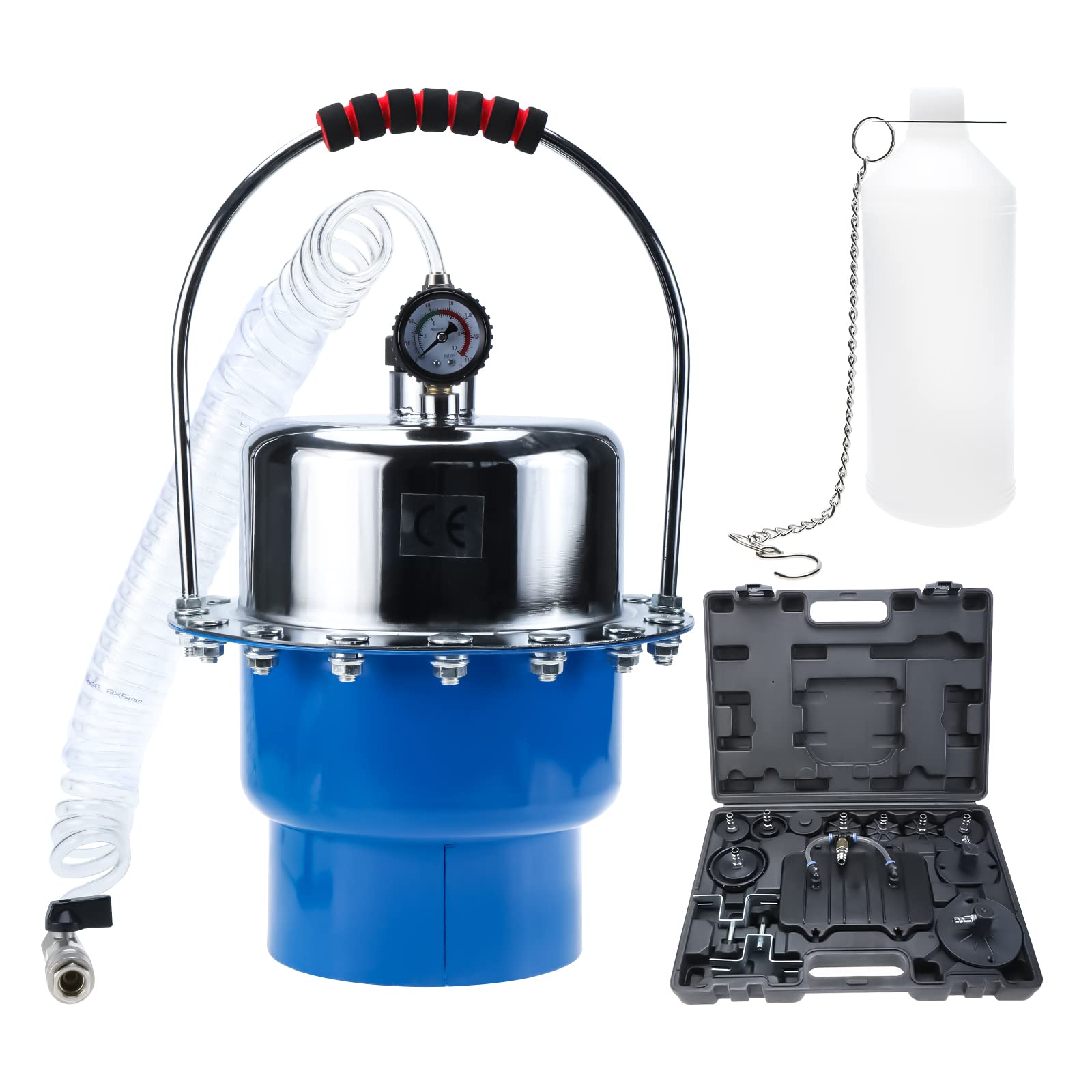 Buy KUNTEC Brake Bleeder Kit Air Pressure Pneumatic Brake Clutch Fluid