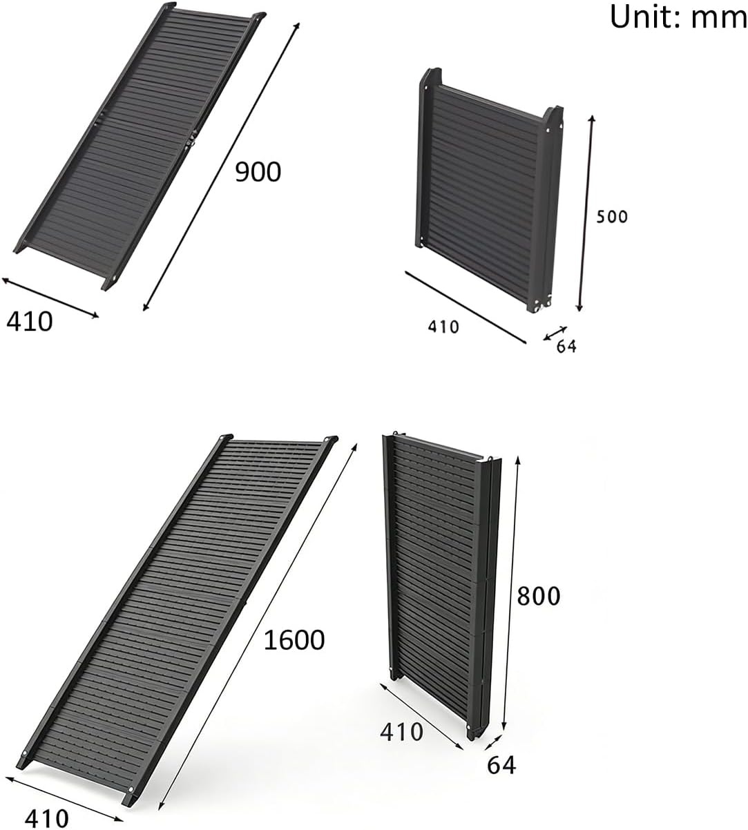 Pet Steps for Large Dogs Folding Construction Sturdy Pp Build Car Hill for Dogs