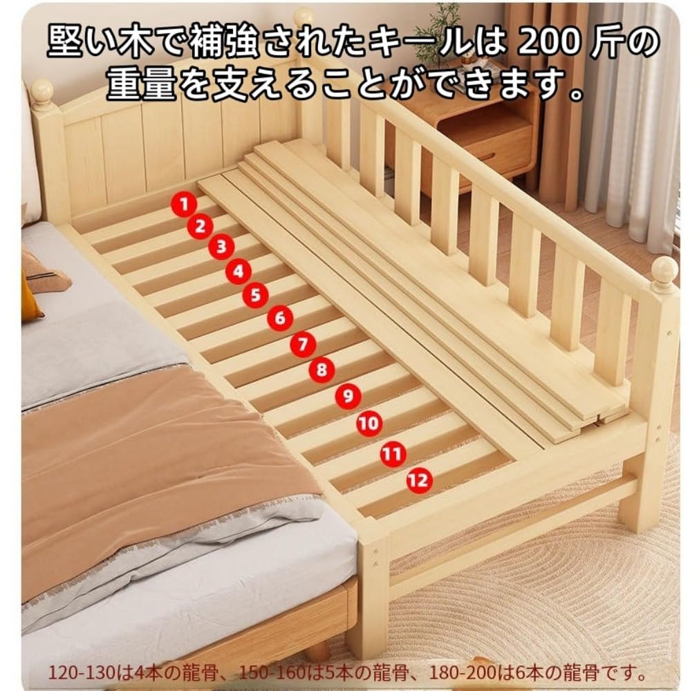 Amazon.co.jp: Hubiuyo ベビーベッド サイドベッド 赤ちゃん 拡張
