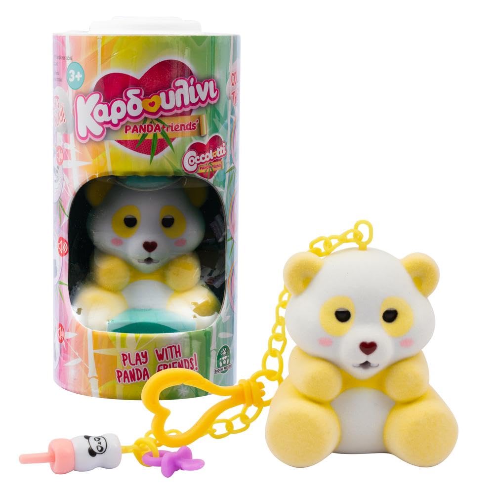 Amazon.co.jp: Famosa Coccolotti Figurine Bear Panda Friends 7.5 cm 