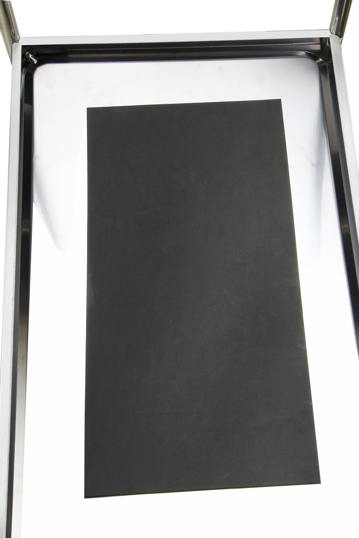 GastroHero FR-S3ECO - Carrello da portata, 3 ripiani, in acciaio inox | 4 ruote, di cui 2 frenate, portata massima per ripiano 40 kg, portata massima totale 140 kg, 71 x 41 x 81 cm
