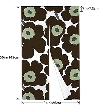 Amazon｜北欧 のれん マリメッコ のれん 和風 目隠し ロング