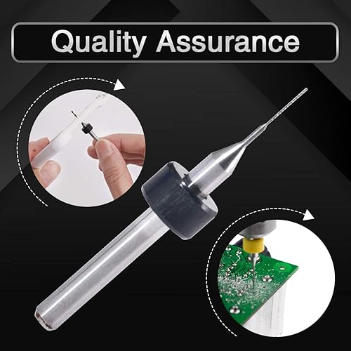 Miniatura 7 de KATUR Mini brocas de PCB 10 unids carburo espiral flauta carburo micro brocas herramienta rotativa joyería CNC tablero grabado de potencia