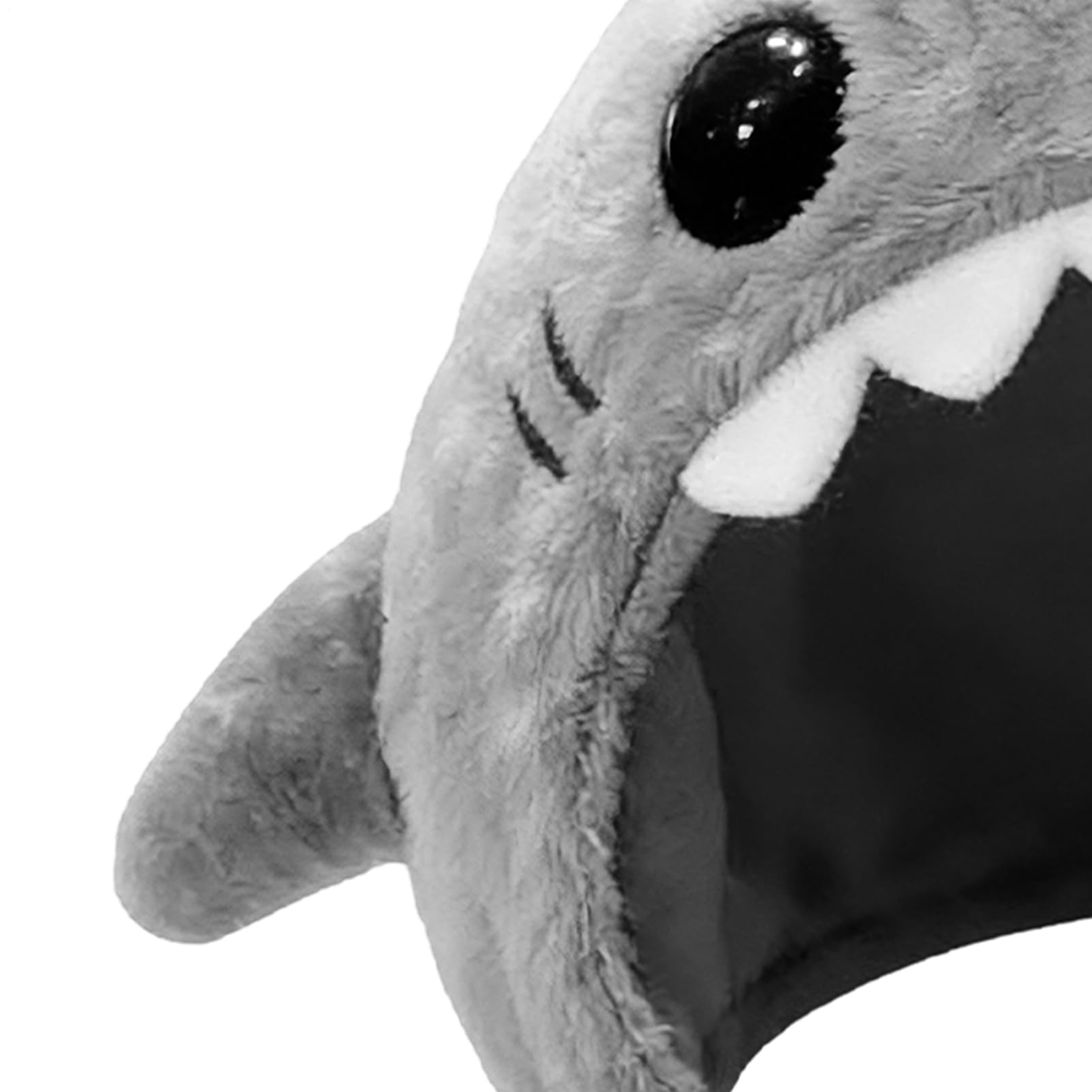 Mignon chapeau de chat - Accessoire de vêtements chaud réglable en forme de requin pour chaton - Bonnet de requin de chat - Pour déguisement fête cosplay événements