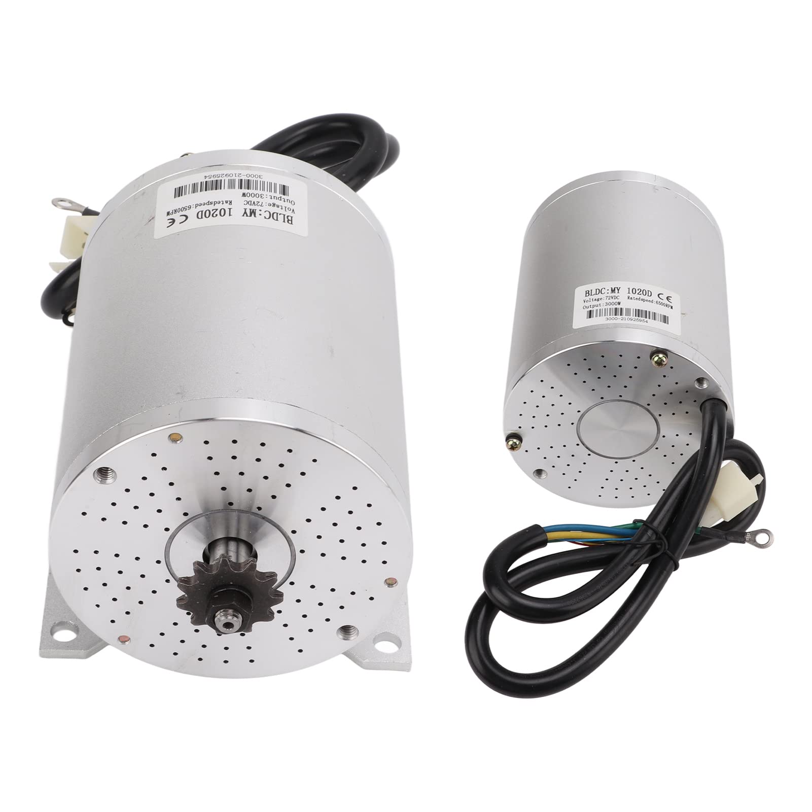 Amazon.co.jp: 72V 3000Wブラシレスモーターキット、自然空冷6500RPM