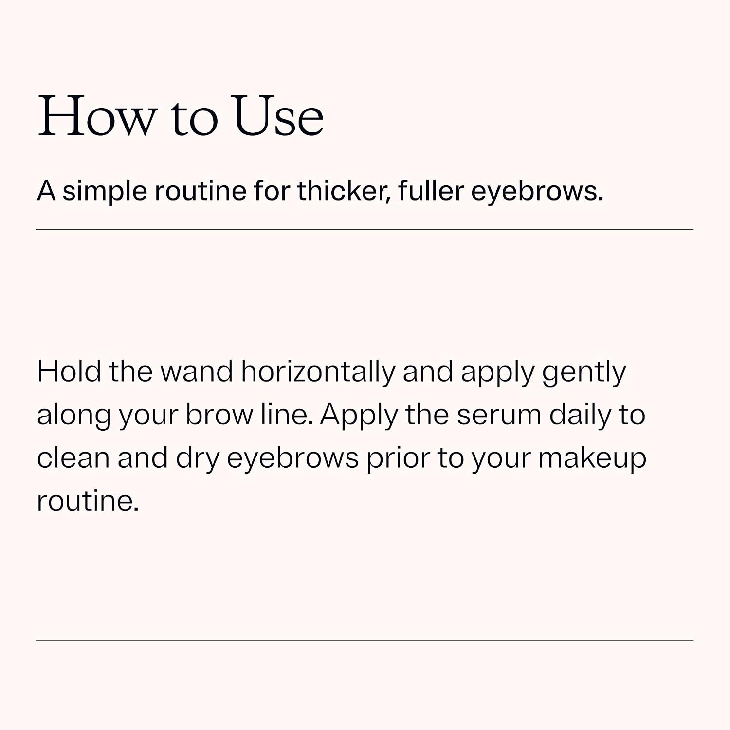 MDhair Eyebrow Growth Serum for Fuller Brows with Peptides, 3 ml
