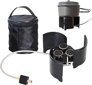 Refaktor, Campingherd – faltbare Camping-Grillpfanne | Winddesign, multifunktionale Campingausrüstung zum Kochen des Grills